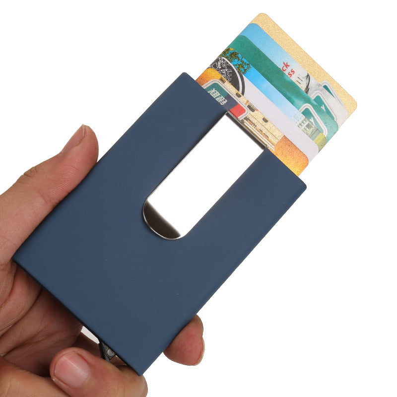 RFID bank card bag, Crazy Horse leather wallet, large capacity, multi-card position, men and women, wallet card holder, business card holder.