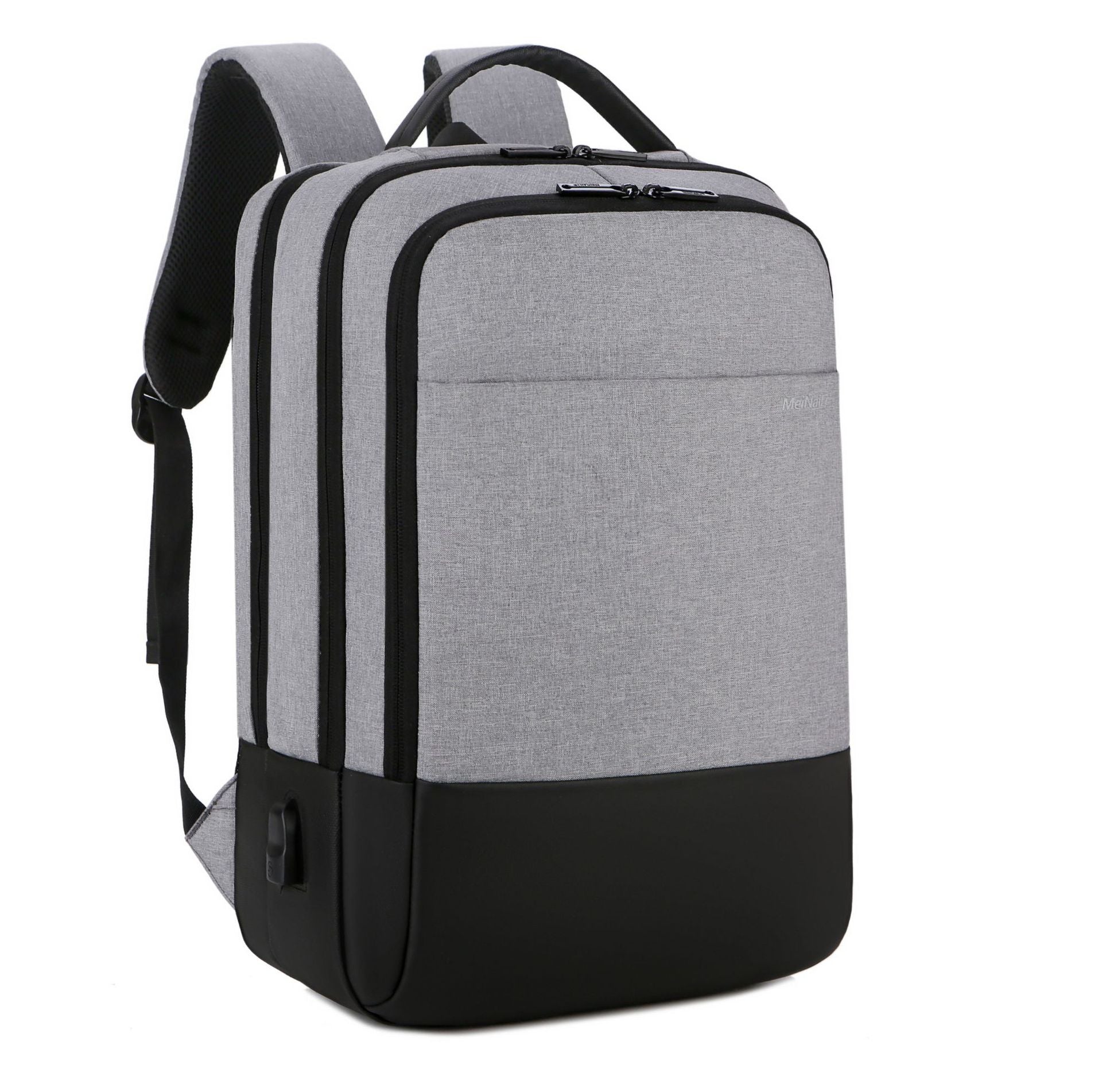 Cross-border computer backpack men's schoolbag fashion trend youth simple travel multi-functional charging college student backpack