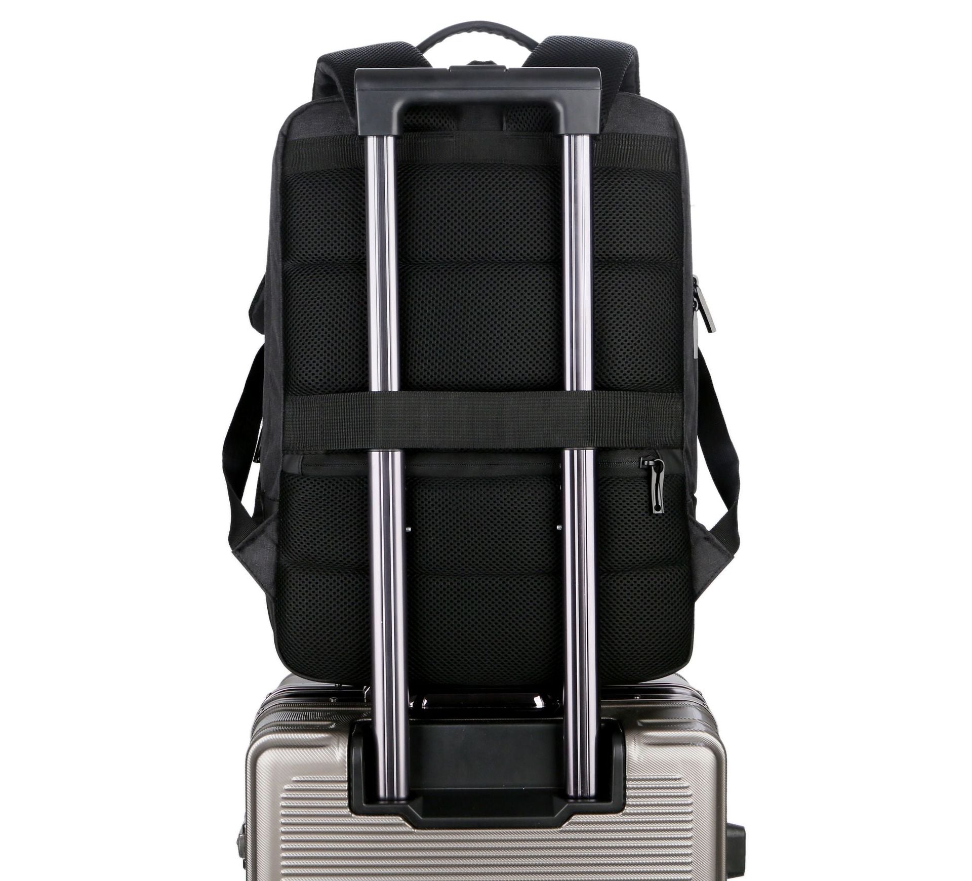 Cross-border computer backpack men's schoolbag fashion trend youth simple travel multi-functional charging college student backpack