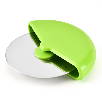 Stainless steel pizza cutter - round rolling wheel pizza knife - pizza cutter - pizza slicer - kitchen gadget