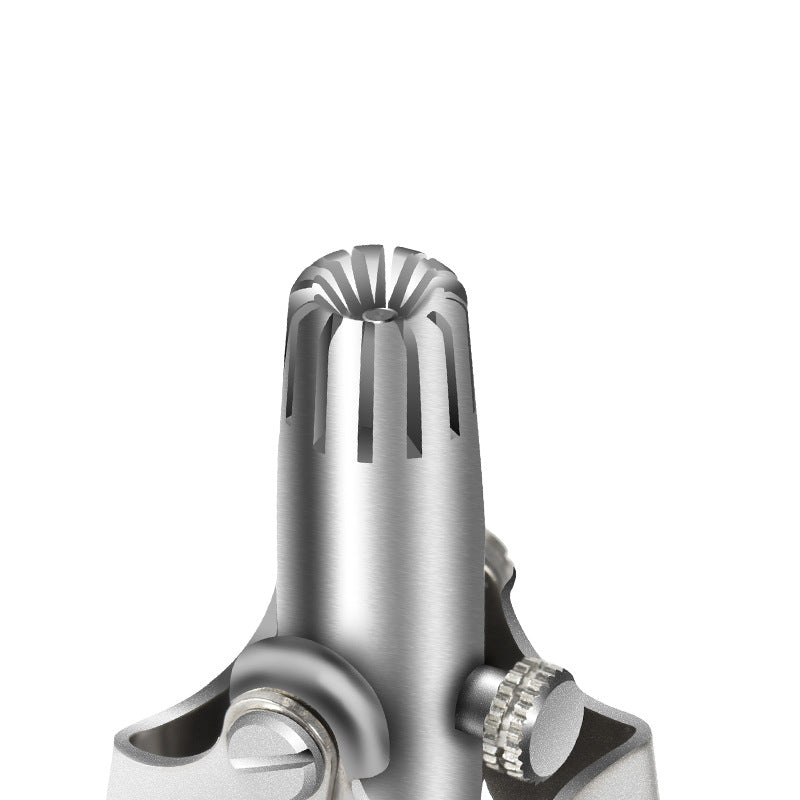 Nose hair trimmer Men and women Manual stainless steel full body wash Nose hair shaver to shave nostril hair scissors