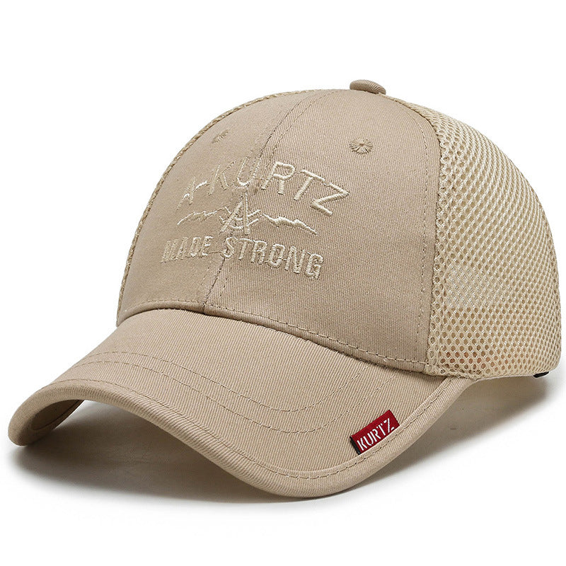 Baseball Cap Outdoor Shade Sunscreen Cap Mesh Baseball Cap Fashion Versatile Breathable Sports Hat Cap Wholesale