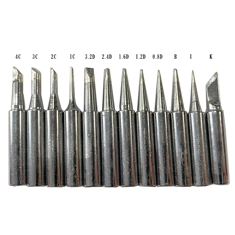 12 different head soldering iron heads 12 pcs soldering iron head set, export matching electric soldering iron set