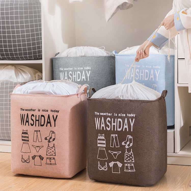 Quilt storage bag wholesale folding bundle mouth dirty clothes basket clothes dirty clothes basket quilt storage basket moving bag