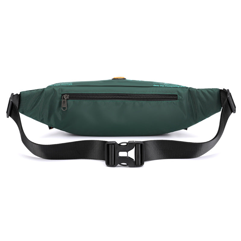 Cross-border special for new outdoor men's fanny packs, street trend breast bags, messenger bags, sports running close-fitting fanny packs