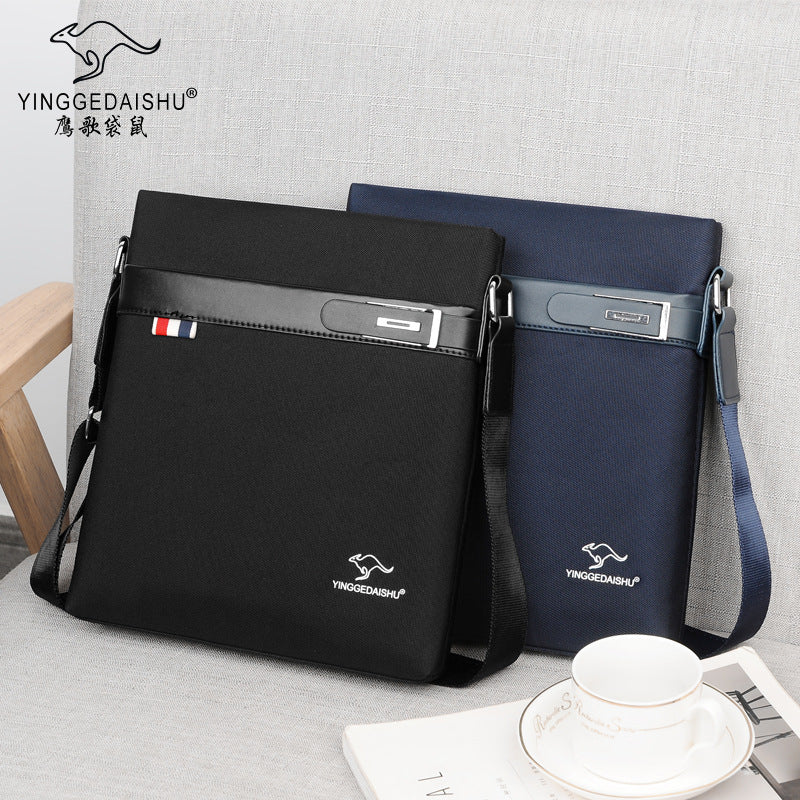 Shoulder bag Bonnis Kangaroo business casual Korean version fashion manufacturer produces Oxford cloth men's bag casual messenger bag