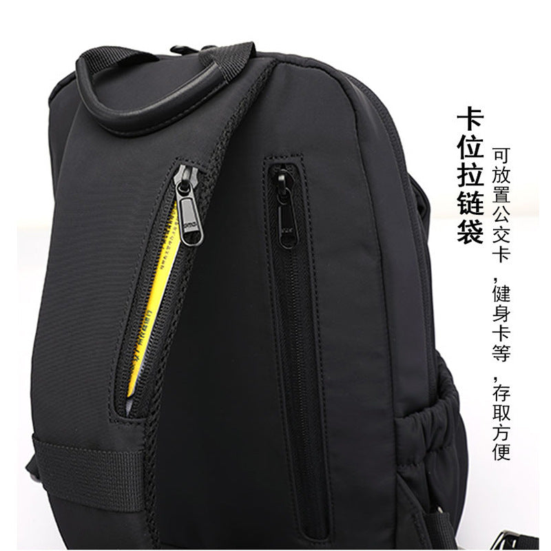 New Men's Breast Bag Shoulder Bag Men's Bag Large Capacity Multifunctional Small Backpack Fashion Korean Edition Trendy Cool Men's Bag
