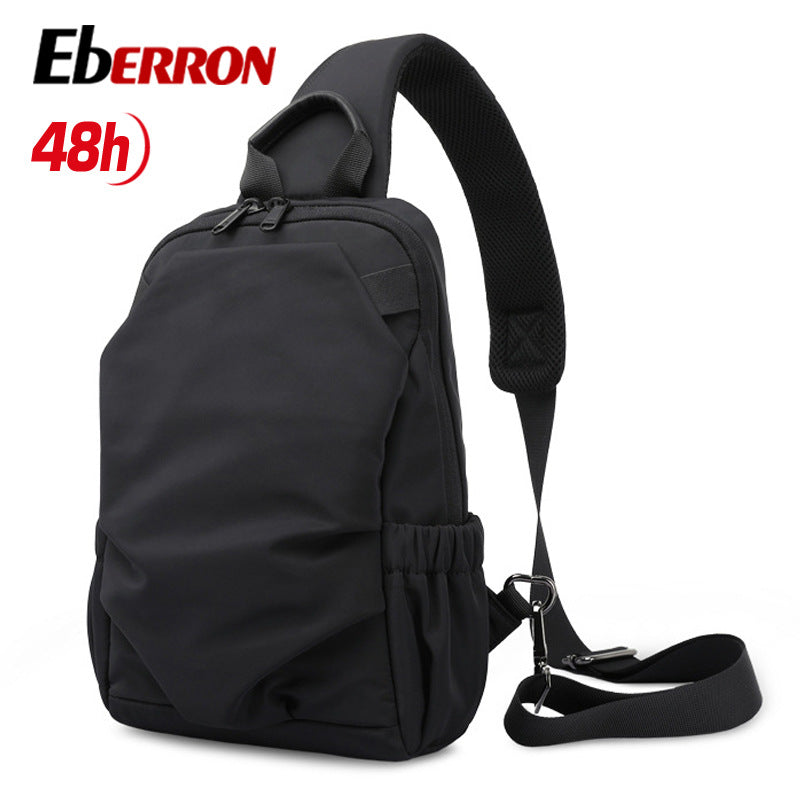 New Men's Breast Bag Shoulder Bag Men's Bag Large Capacity Multifunctional Small Backpack Fashion Korean Edition Trendy Cool Men's Bag