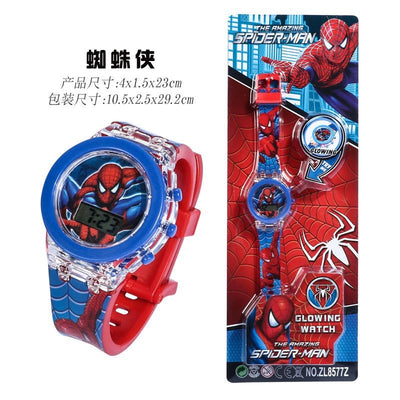 Hot-selling children's cartoon watches for export: cute light-up baby toy watches for girls and boys - exquisite electronic watches