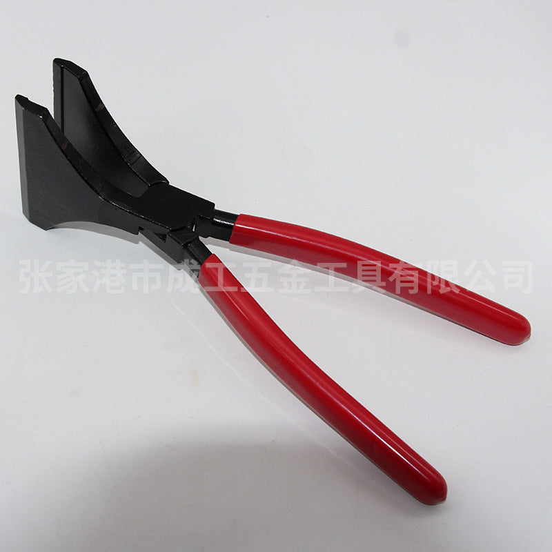 Wholesale Wide Nozzle Folding Plate Pliers 10 Inch Iron Plate Pliers Clamp Pliers Heavy Duty Clamp Pliers for Foreign Trade Straight Head Iron Plate Pliers