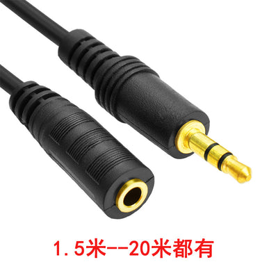 10m audio extension cable all copper 3.5mm male to female mobile phone computer headphone extension cable long with packaging