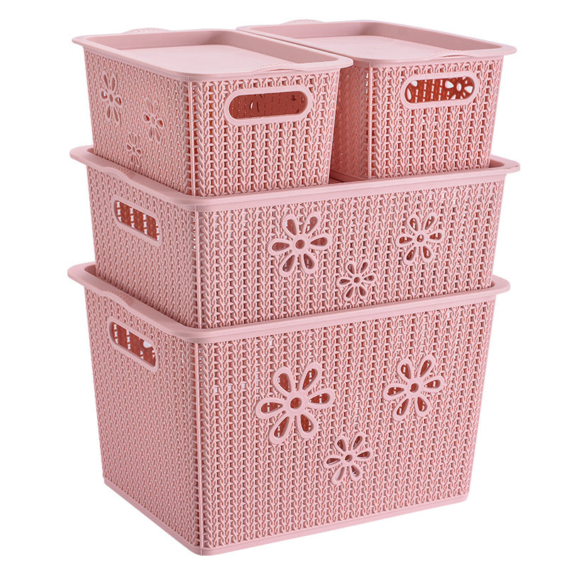 Rattan storage basket Storage basket Fruit basket Storage basket Kitchen storage Office storage Sundries basket Toy storage basket