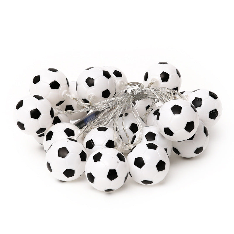 2022 World Cup European Cup Football Party Decorative Lights Douyin Same Lights String Lights LED Dormitory Room Lights