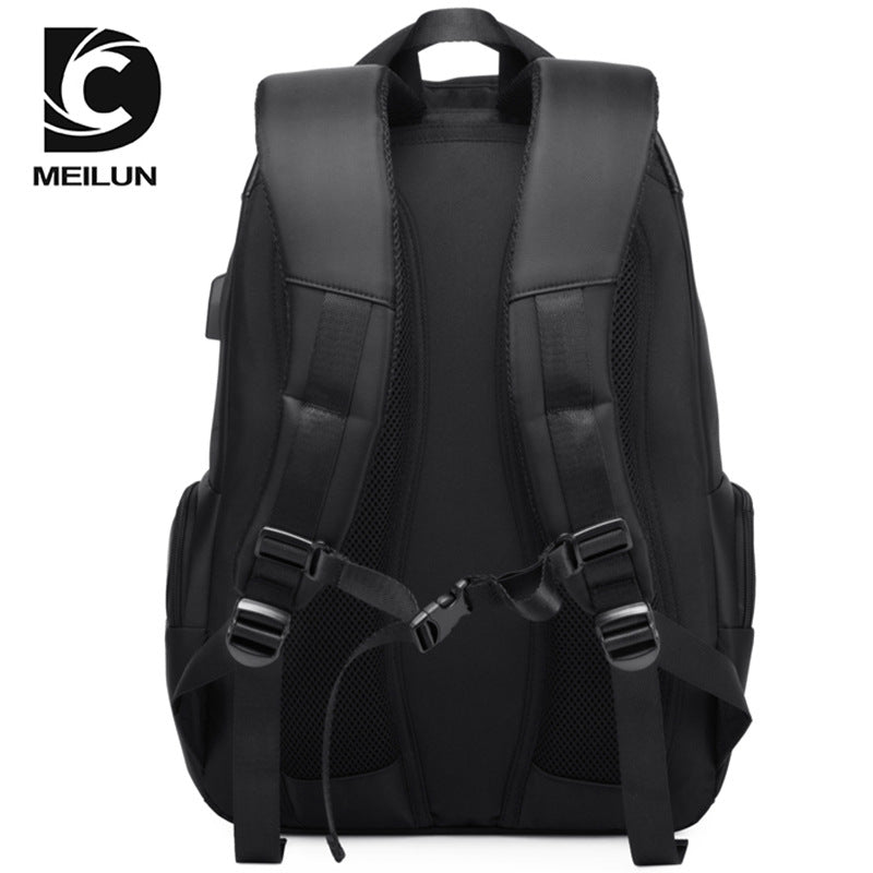 New trendy large-capacity backpack male Korean version casual computer backpack business bag travel bag student schoolbag