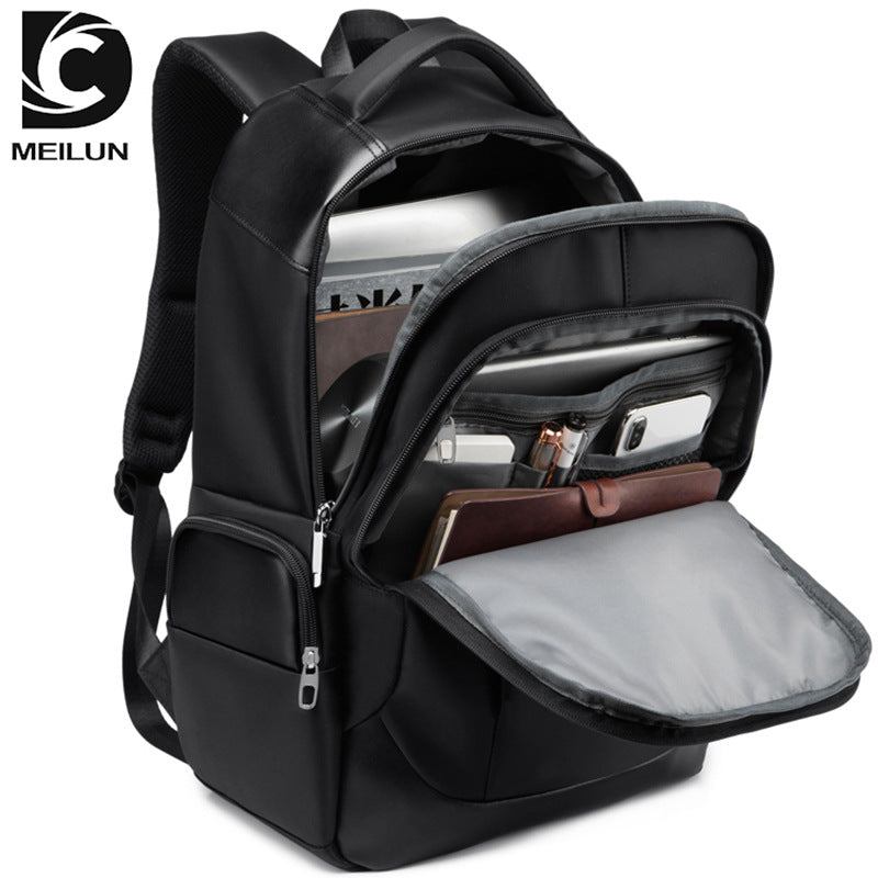 New trendy large-capacity backpack male Korean version casual computer backpack business bag travel bag student schoolbag