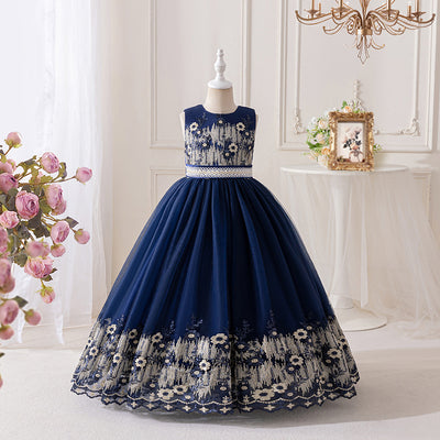 Amazon new arrivals: embroidered birthday party evening dresses for girls (us & european styles) - princess long tutu skirts