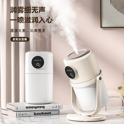 Ultrasonic mini air humidifier, usb powered, for home, bedroom, office, desk, and dorm room
