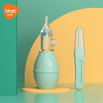 Bao hui baby nasal aspirator - gentle nose cleaner for babies, relieves nasal congestion, anti-backflow design, manual pump action