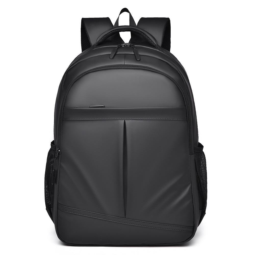 New simple sports backpack fashionable large capacity college student schoolbag business commute leisure double back