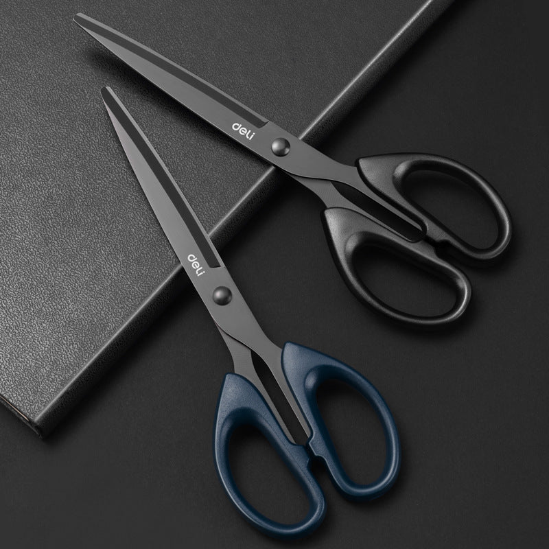 Deli 6009-S scissors office supply stainless steel household student handmade stationery wholesale scissors batch cutting