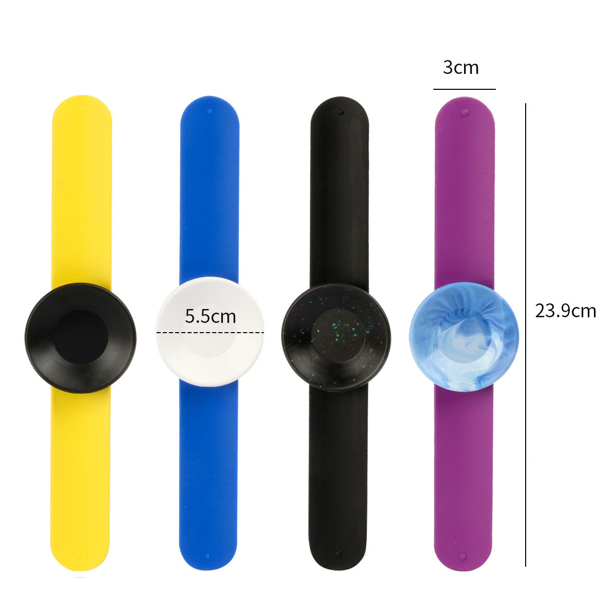 Cross-border beauty bracelet with oil perm dye hair highlight dye pat circle beauty salon silicone pat tape