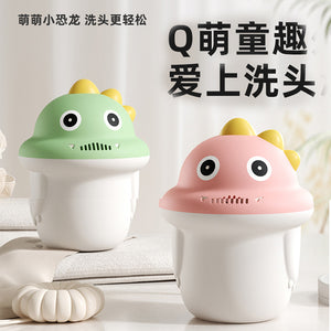 1 cartoon shampoo cup kids shampoo cup dinosaur shampoo spoon baby bath water scoop plastic baby water scoop
