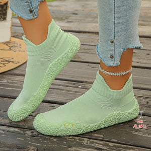 women's shoes, indoor fitness floor yoga shoes, socks, acupressure board sneakers, soft bottomnon-slip skipping rope driving shoes