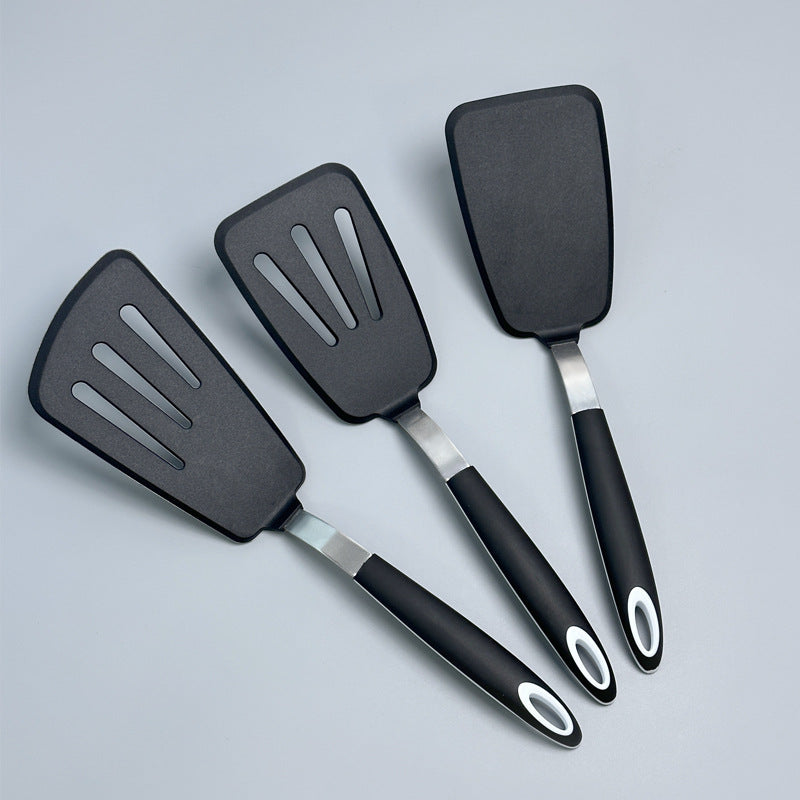 Cross-border silicone cooking utensils fish shovel teppanyaki cooking shovel pancake non-stick pan silicone spatula steak leak shovel