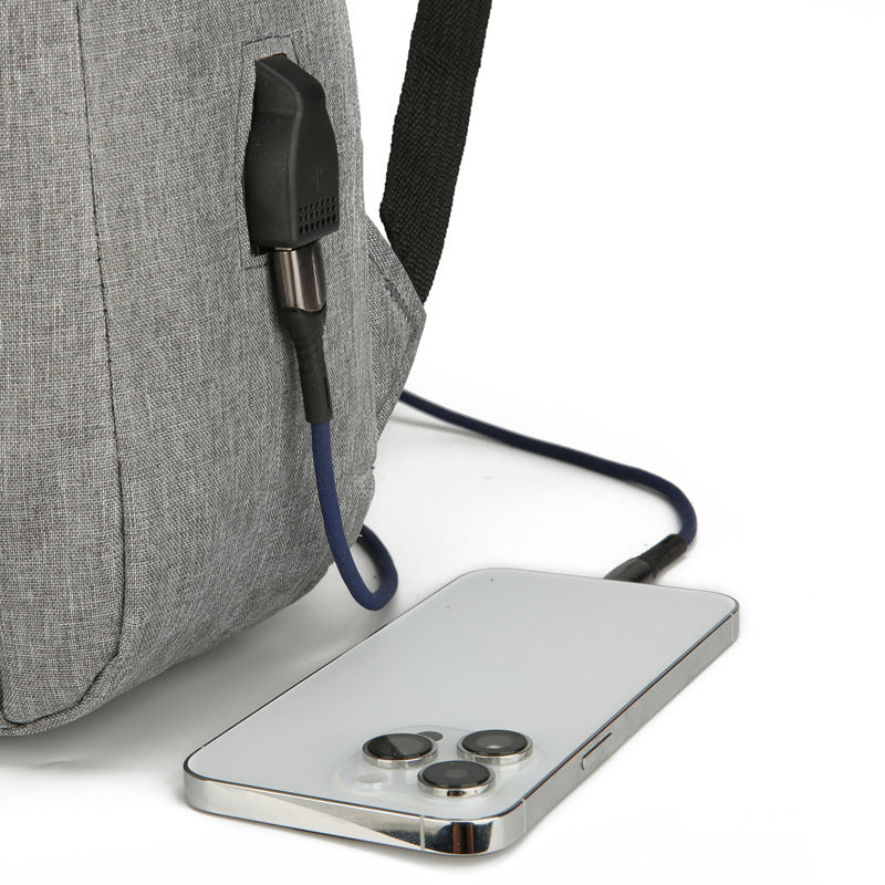 Cross-border casual backpack, simple backpack, notebook business computer bag, multi-functional simple and versatile student schoolbag