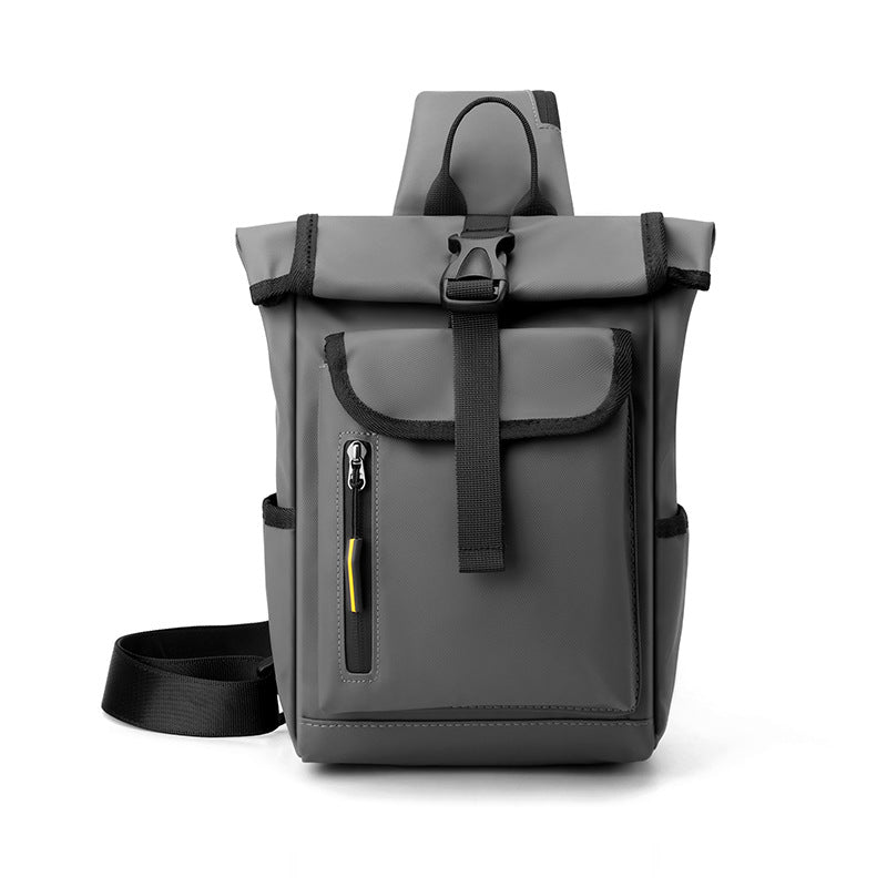 New breast bag, men's messenger bag,  backpack, multi-functional storage bag, shoulder bag, simple chest bag, portable bag.