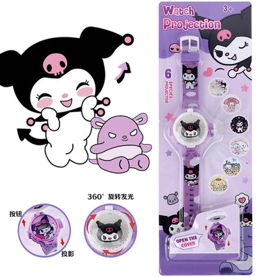 2025 new children's light-up spinning top watch - flashing creative rotating top watch - kindergarten small gift toy
