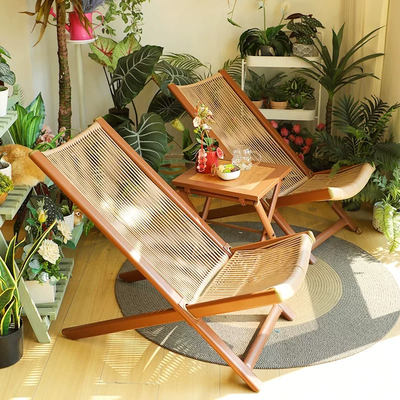 Yunding outdoor lounge chair rattan chair lunch break for home balcony lazy chair sofa waterproofcasual chair courtyard open-air table and chairs