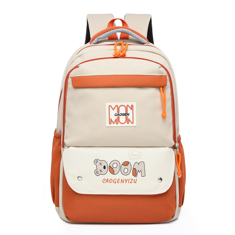 Cross-border new backpack casual versatile trend women's bag junior high school college student college style schoolbag casual backpack