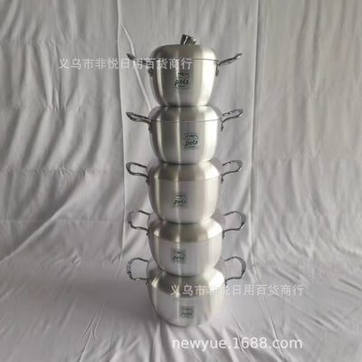 factory direct sales aluminum pot for home aluminum pot for home aluminum pot kitchen tableware commercial aluminum pot apple aluminum pot best-selling