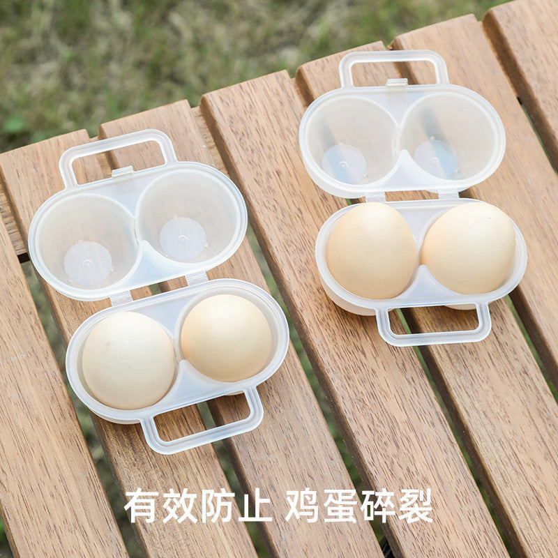 Portable Egg Box Outdoor Storage Box Breakfast Boiled Egg Protection Box Breakfast Egg Shockproof Box Egg Box
