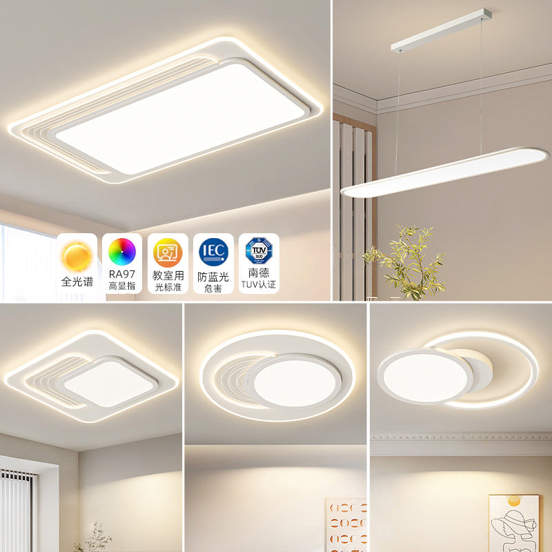 Zhongshan Lighting Atmospheric Living Room Main Light 2025 New Ceiling Light Simple Modern Bedroom Light Whole House Lighting Package