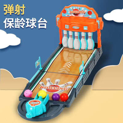large bowling single board game toy kids ejection kindergarten interactive gift focus training puzzle