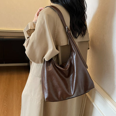 large-capacity bag for women 2025fall and winternew arrivalretro shoulder crossbody bag for commuting to class easiest for match tote bag