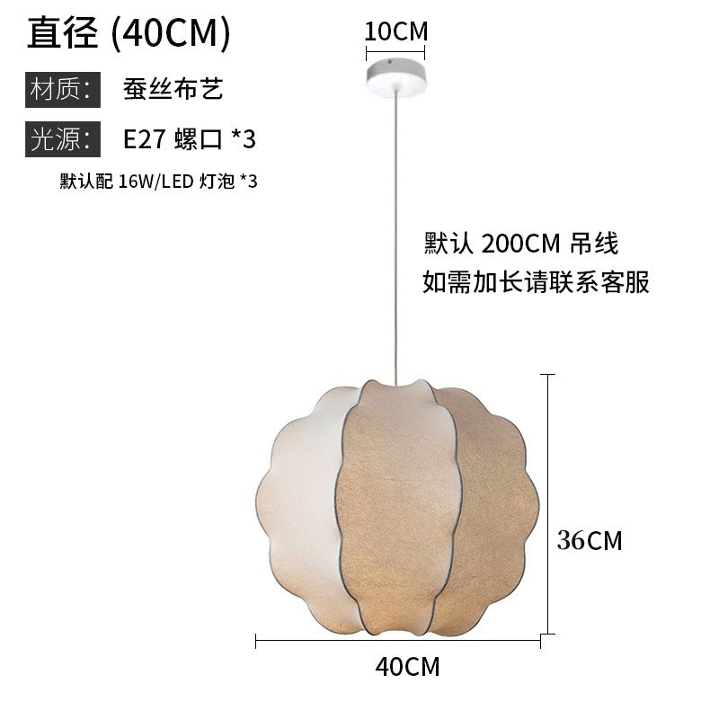 Zhongshan Lighting Home Improvement Lighting Silk Chandelier Home Silent Wind Retro Bedroom Restaurant Light Cross-border Foreign Trade Factory Direct Sales