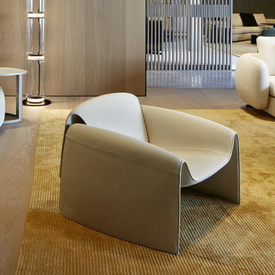 Crab chair designer style irregular single sofa chair - living room balcony leisure lazy italian minimalist seating