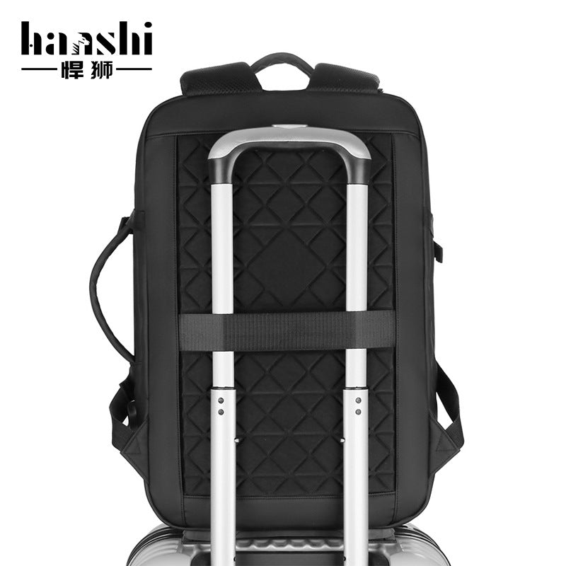 Cross-border men's business backpack, high-end fashion travel backpack, large-capacity waterproof computer bag, backpack.