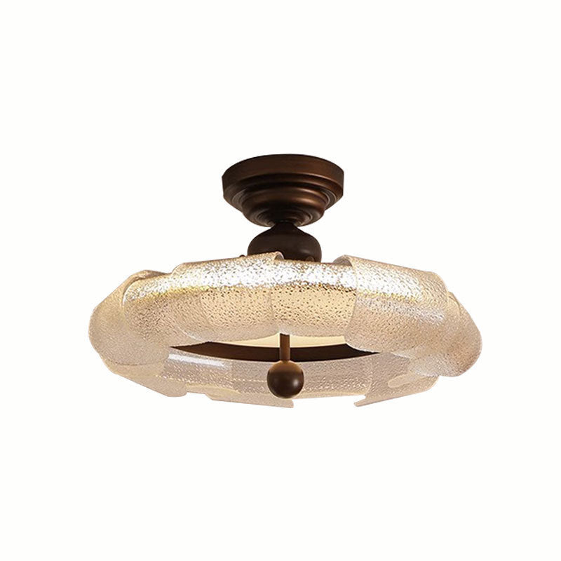 Medieval style bedroom ceiling light American retro master bedroom lighting simple atmosphere French designer study chandelier