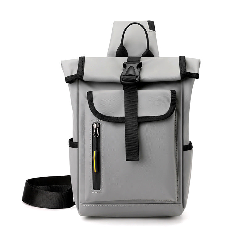 New breast bag, men's messenger bag,  backpack, multi-functional storage bag, shoulder bag, simple chest bag, portable bag.