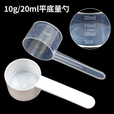Mask spoon plastic measuring spoon 20ml milliliter spoon laundry detergent powder feed fertilizer pesticide measuring spoon filled with water 20g