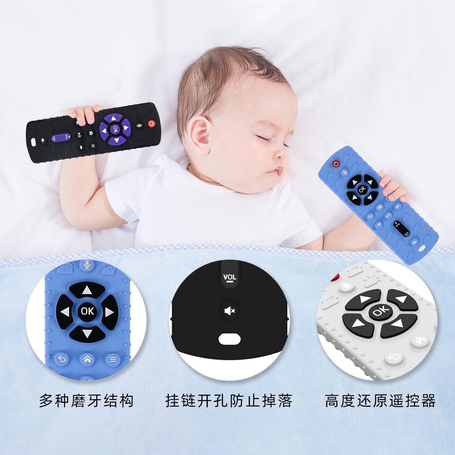 Cross-border silicone toothpaste remote control toothpaste soothing anti-eating hand artifact baby food grade boiled baby toothpaste