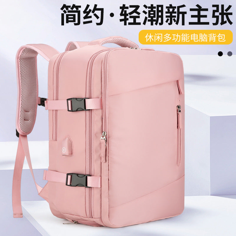 New large-capacity backpack, multi-functional luggage bag, business travel bag, backpack, women's waterproof travel backpack