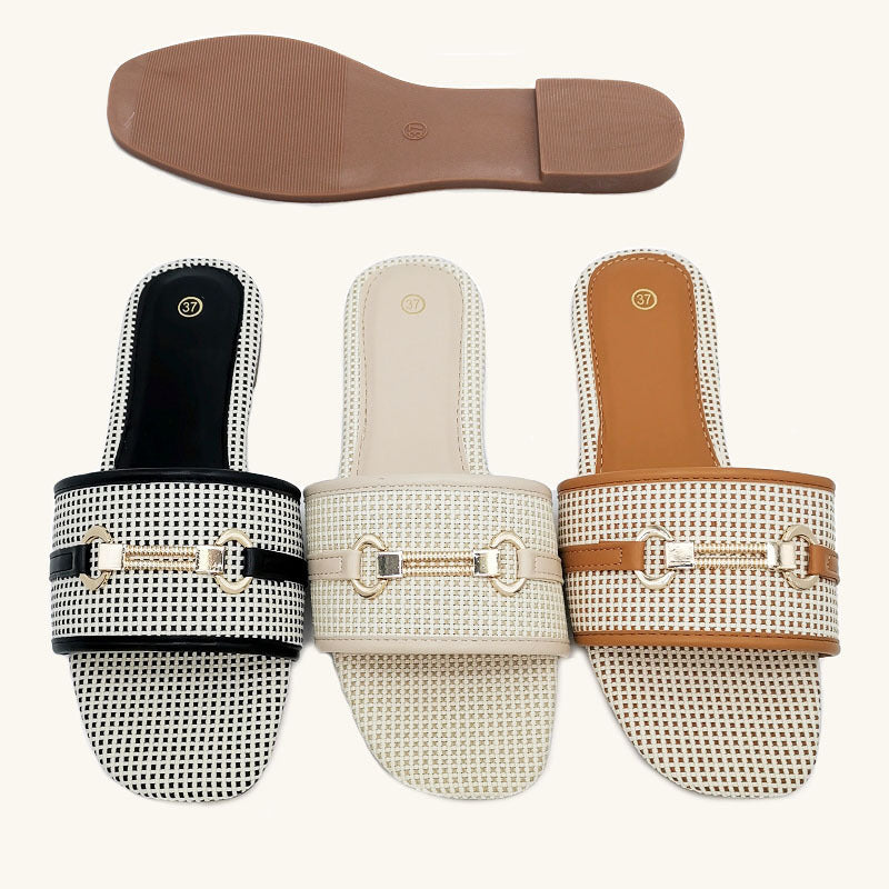 Wholesale Fashion shoes Wholesale Direct Women's Slippers Summer Fashion Accessories Flat Shoes