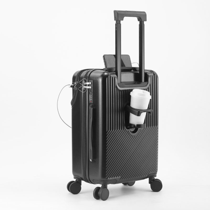 special supply, open luggage before business, multi-functional large-capacity trolley case, travel light password case