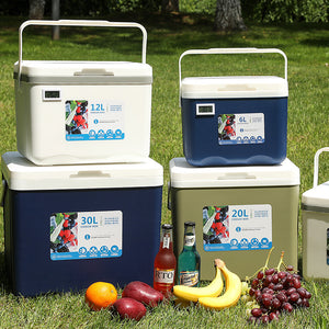 Insulated box outdoor camping picnic ice cube refrigerated car refrigerator commercial cold box stall ice box portable ice bucket