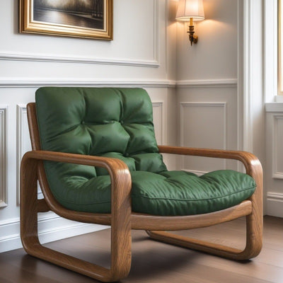 Leather office reception small sofa rest area business reception chair coffee shop iron armrest sofa single chair